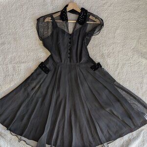 vintage 1950s party dress